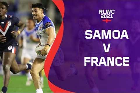 Samoa play France in must-win clash in Group A | RLWC2021 Cazoo Match Highlights