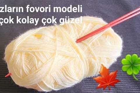 Gorgeous/two knit knit✔ Easy And Showy Knitting Pattern Narration