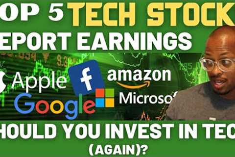 Tech Stocks Undervalued: Invest in Apple, Amazon, Google, or Meta After Profitable Earnings Reports?