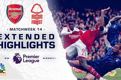 Arsenal v. Nottingham Forest | PREMIER LEAGUE HIGHLIGHTS | 10/30/2022 | NBC Sports