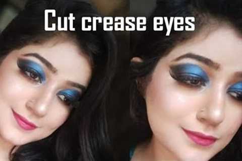 Half Cut crease Eyeshadow Tutorial for beginners|Soft Glam Make-up|Blue Eyes makeup|Huma IBRAHEEM