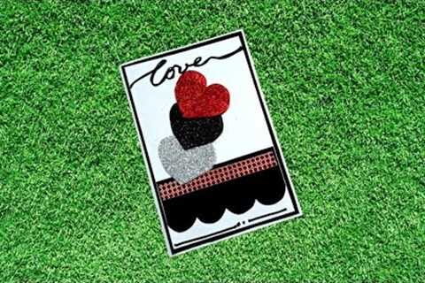 Easy and Beautiful card for boyfriend / Mini Greeting card / Card for love #greetingcard