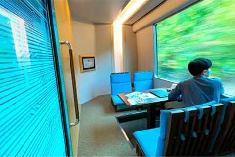 Riding Japan's Private Luxury Compartment Train with Food Service | Osaka to Mie