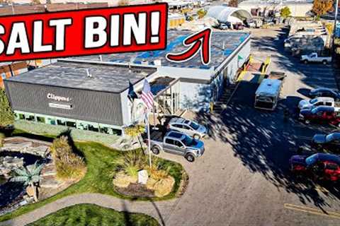 CLIPPERS SHOP TOUR! [12,000 SQFT &amp; 2000 TON SALT BIN ON SITE!]