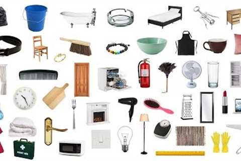English Vocabulary - 100 HOUSEHOLD ITEMS