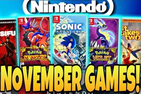 NEW Nintendo Switch November 2022 Games Are Finally HERE!