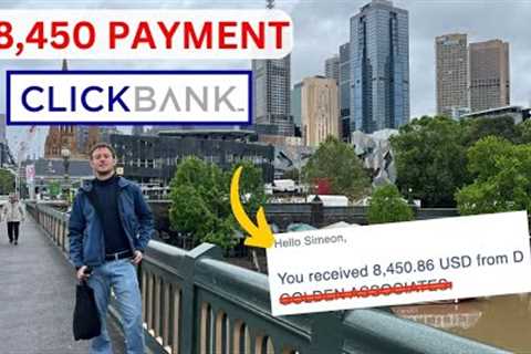Better Than ClickBank Affiliate Marketing ! $8,450 Payment