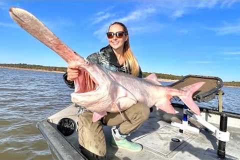 I Caught a Prehistoric RIVER MONSTER (Catch, Clean &amp; Cook)