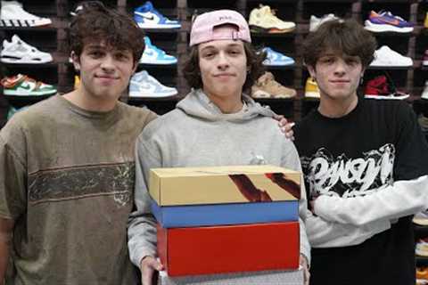 Sturniolo Triplets Go Shopping For Sneakers With CoolKicks