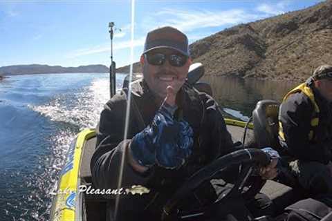 Fishing with Johnny Johnson - Lake Pleasant, AZ - Pre-Spawn