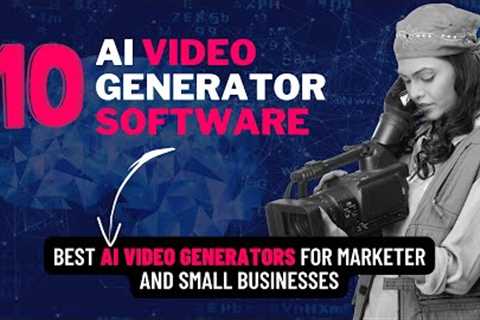 10 Best AI Video Generator and Editing Software
