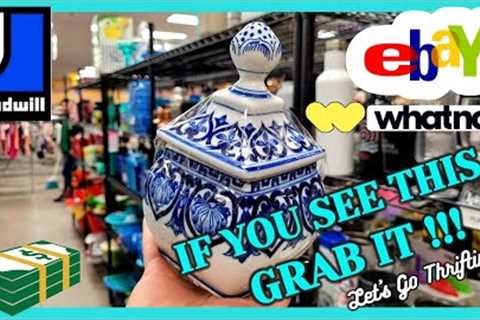 $125 on EBAY! / My TOP 3 SUPER SECRET THRIFTING TIPS... REVEALED! / THRIFT WITH ME / Buy MY HAUL