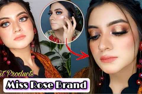 #howto Miss Rose One Brand Makeup Tutorial || Party Makeup Look || Products Details || Noor Fatima