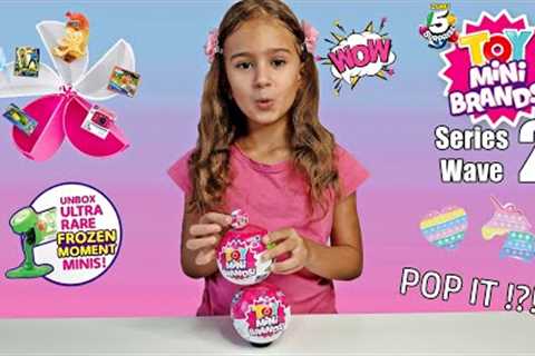 Unboxing ZURU 5 Surprise TOY Mini Brands Series 2 Wave 2 #gifted