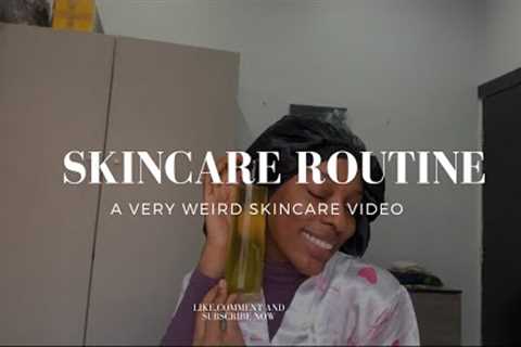 My unique skin care routine video 😉