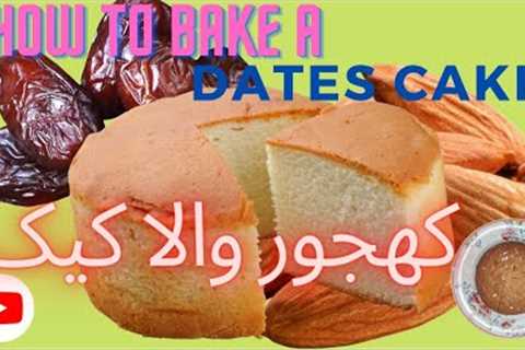How To Bake Dates Cake | Soft Cake Recipe | Bake Without Oven | @Jamila's Kitchen