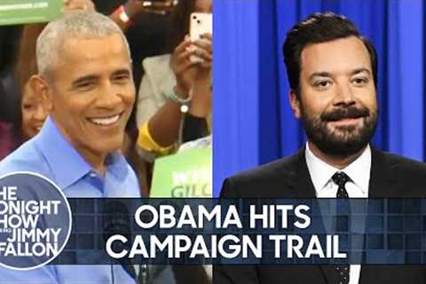 Obama Hits Campaign Trail, Elon Musk Plans to Fire 25% of Twitter Staff | The Tonight Show