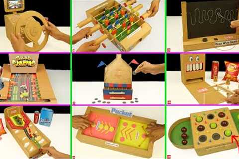 10 Amazing Cardboard Games Compilation