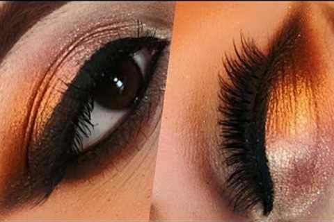 Smudge Liner Eye Makeup Look||Step By Step Eye Makeup Tutorial||