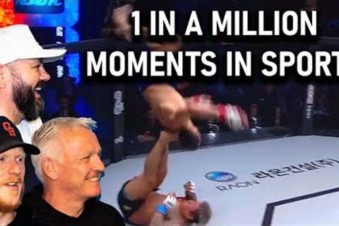 1 IN A MILLION MOMENTS IN SPORTS REACTION | OFFICE BLOKES REACT!!