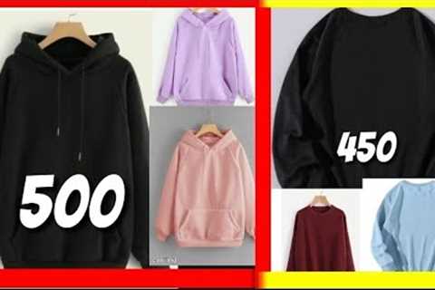 Shoping online hoodie is very chip price arround 450 to 500   rupees। Free dellevery your home
