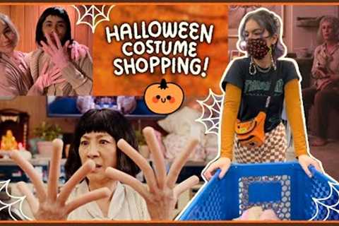 Spend Halloween With Me! 🎃 Goodwill Shopping, DIY Hotdog Finger Gloves, Halloween Party, Food!