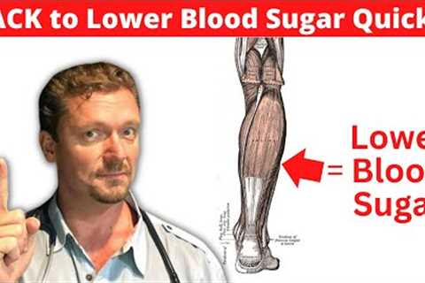 Hack to Lower BLOOD SUGAR [Even while Sitting] 2022 - Soleus Pushup