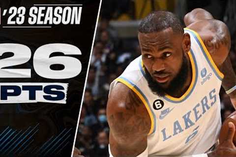 LeBron James 26 PTS 8 AST Full Highlights vs Nuggets 🔥