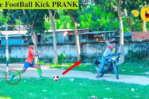 Fake Football Kick PRANK !! Football Scary Prank - Gone Wrong Reaction | ComicaL TV