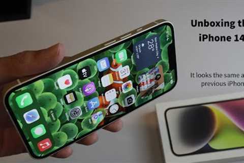 iPhone 14 unboxing - It looks the same as the iPhone 13