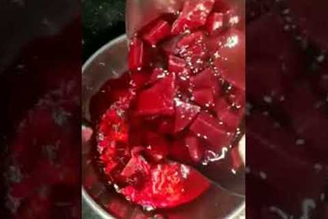 6 to 7 months old baby food...#babyfirstfood  #babyfood #baby #beetrootpureeforbabies #beetrootpuree