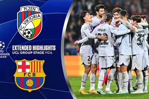 Viktoria Plzen vs. Barcelona: Extended Highlights | UCL Group Stage MD 6 | CBS Sports Golazo
