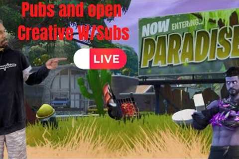 🔴 LIVE: FORTNITE w/ subs! // OPEN CREATIVES // FASHION SHOWS // PARTY GAMES