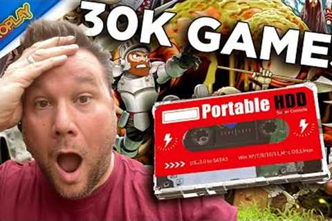 NEW 30,000 RETRO GAME DRIVE  |  Works on any computer