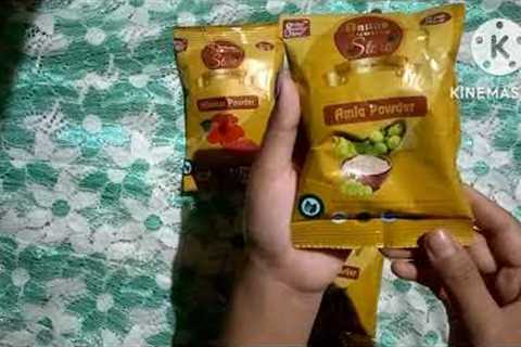 Amazon products |Review |body scrub and hair packs|@Mixyy B