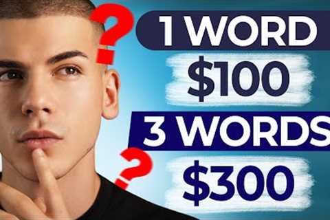FREE App Pays $100 Per Word You Type! (Make Money Online For Beginners)