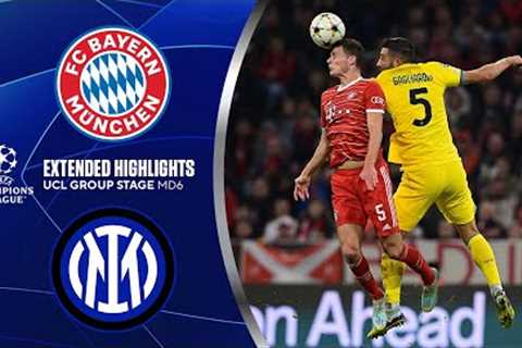 Bayern vs. Inter Milan: Extended Highlights | UCL Group Stage MD 6 | CBS Sports Golazo