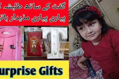 Talbashah Birthday Gifts Unboxing|Who Gifted 🎁Talbashah Gold 🥇 Necklace| Dr Shagufta Family|