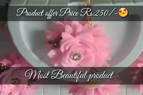 Flower jewellery unboxing video|》》online product |meesho app| best offers| review video