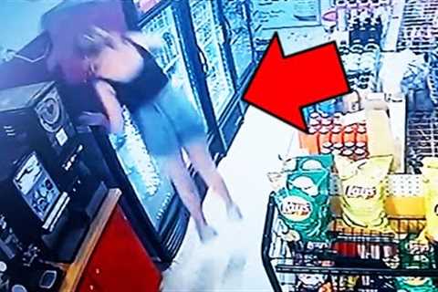 STRANGE REAL LIFE MOMENTS CAUGHT ON VIDEO &amp; CCTV FOOTAGE!