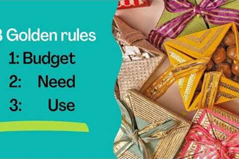Gift ideas| Bridal gifts |Wedding gifts |How to reuse packing material | #budgetfriendlyideas #gift