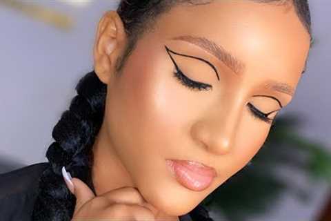 MAKEUP TUTORIAL | BLACK GRAPHIC EYELINER TUTORIAL