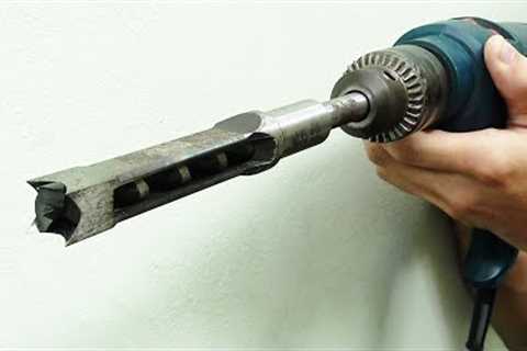 Amazing Woodworking Ideas - Creative From Drill - Making Mortising Machine