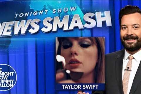News Smash: Taylor Swift Domination, Stouffer's Lasagna Bloody Mary | The Tonight Show