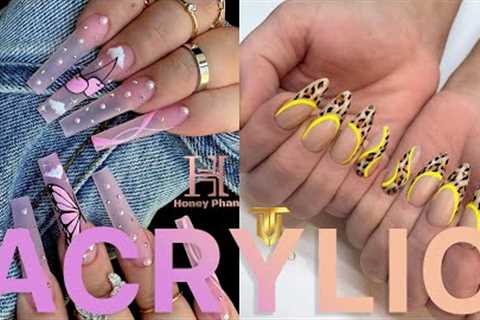 ✨268✨ 10+ Stunning Acrylic Nail Art Designs Tutorial Ideas