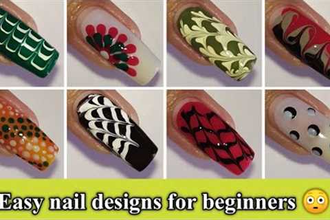 Nail art at Home || Easy nail designs for beginners || #easynailart #naildesign #nailart #nails