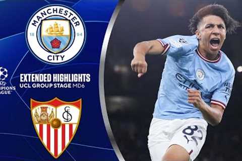 Man. City vs. Sevilla: Extended Highlights | UCL Group Stage MD 6 | CBS Sports Golazo
