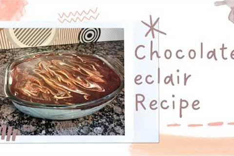 Chocolate eclair Cold Dessert||Marie Dessert Recipe By Browns Kitchen with Zobia#colddessert#dessert