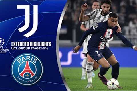 Juventus vs. PSG: Extended Highlights | UCL Group Stage MD 6 | CBS Sports Golazo