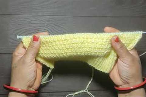 Beautiful Knitting Stitch Pattern For Sweater/Cardigan #knitting #knittingdesign